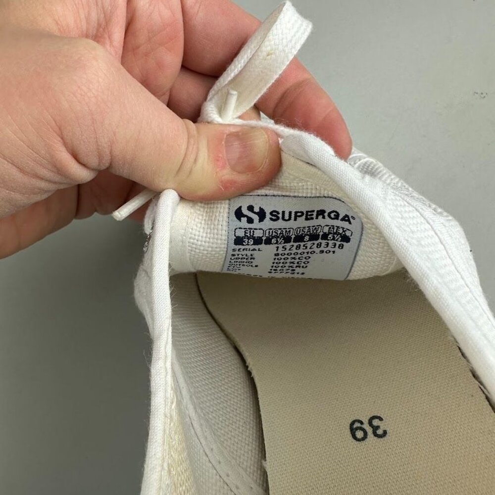 Superga 2750 Cotu Classic Sneaker in White - Picture 3 of 8